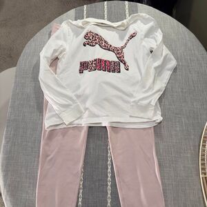 Puma Long Sleeve Shirt and Old Navy Leggings